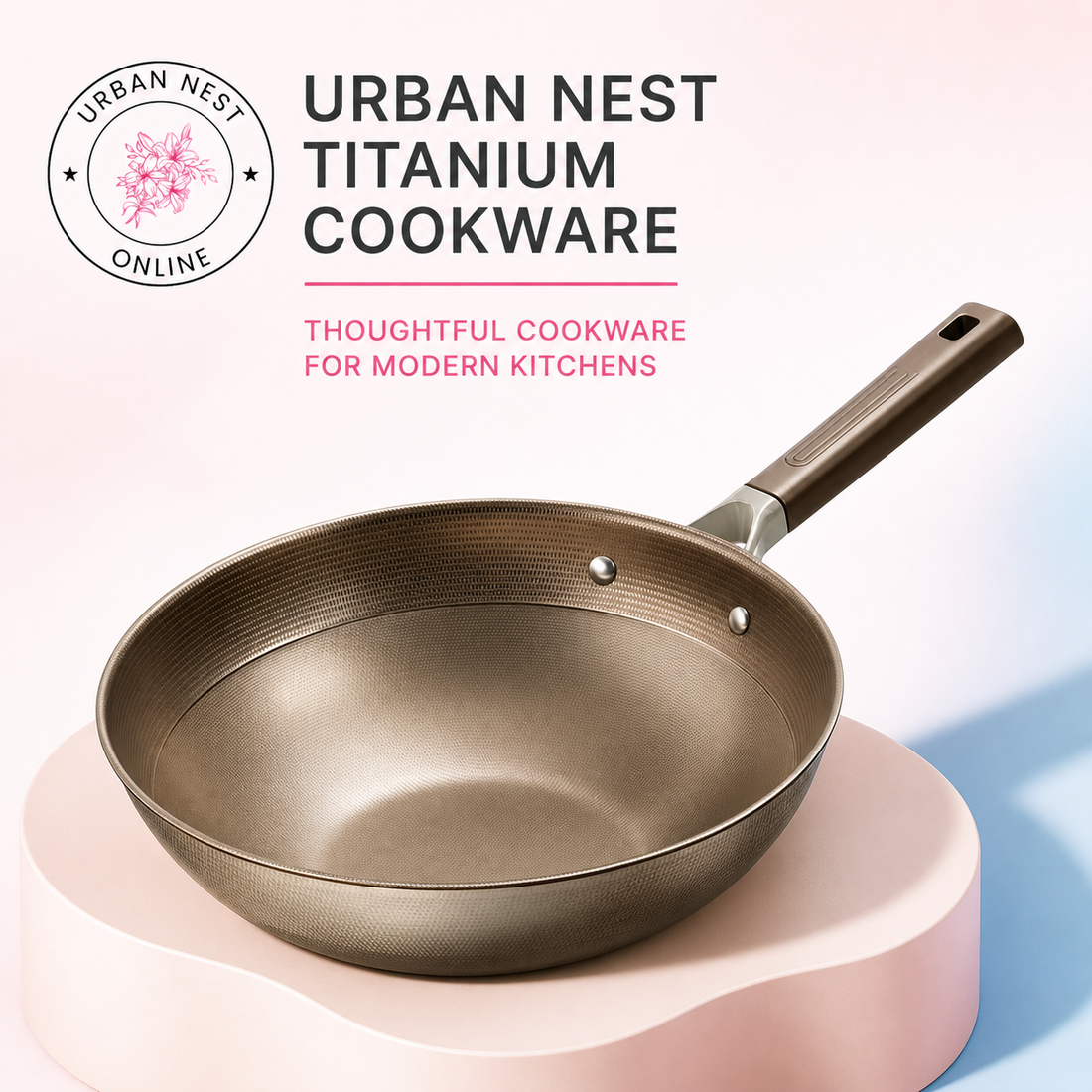 A frying pan on the hob, illustrating how to choose the best pan for eggs